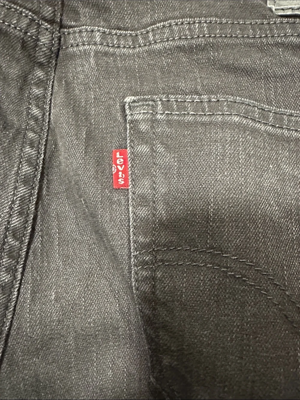 Levi's Men's Black Straight Jeans 398